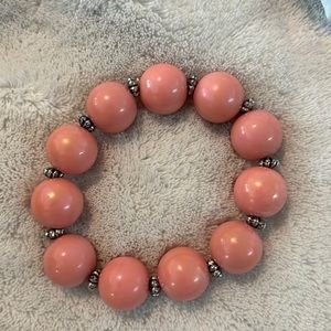 Garold Miller Pink Incandescent Bracelet. Chunky Vintage